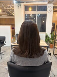 暗めブラウンカラー