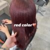 bleachなしredカラー❣️